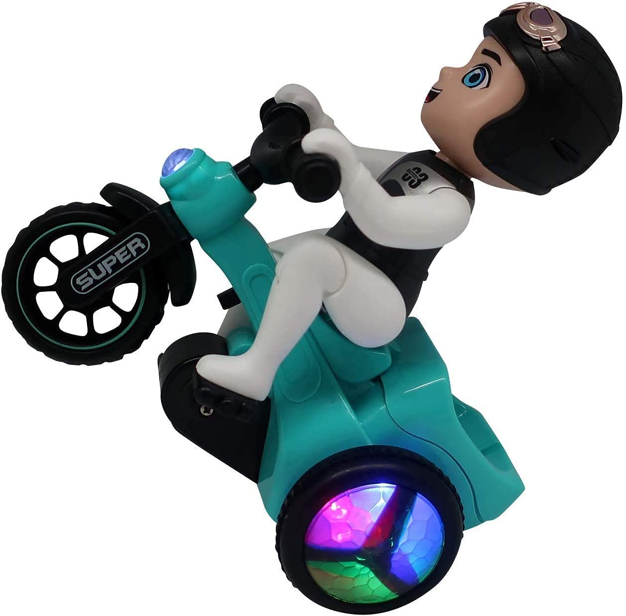 Stunt Bike Tricycle 4D Light and Music Bump And Go