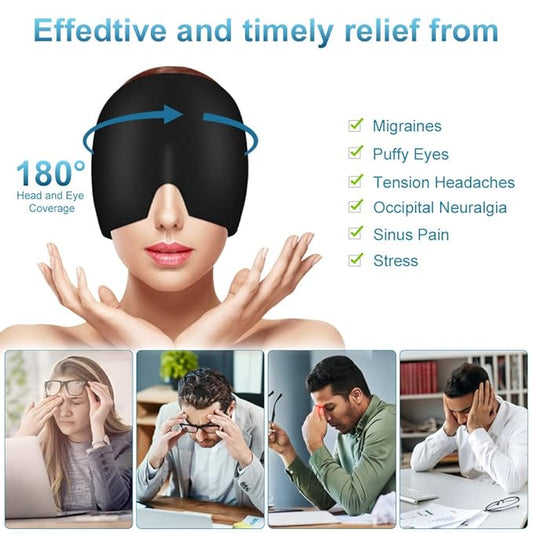 Migraine Relief Gel Cap - Great for Tension, Sinus, Better Sleep & Stress Relief